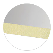 Μόνωση σάντουιτς πάνελ 4 εκ. (κατά επιλογή και 8 εκ.) 